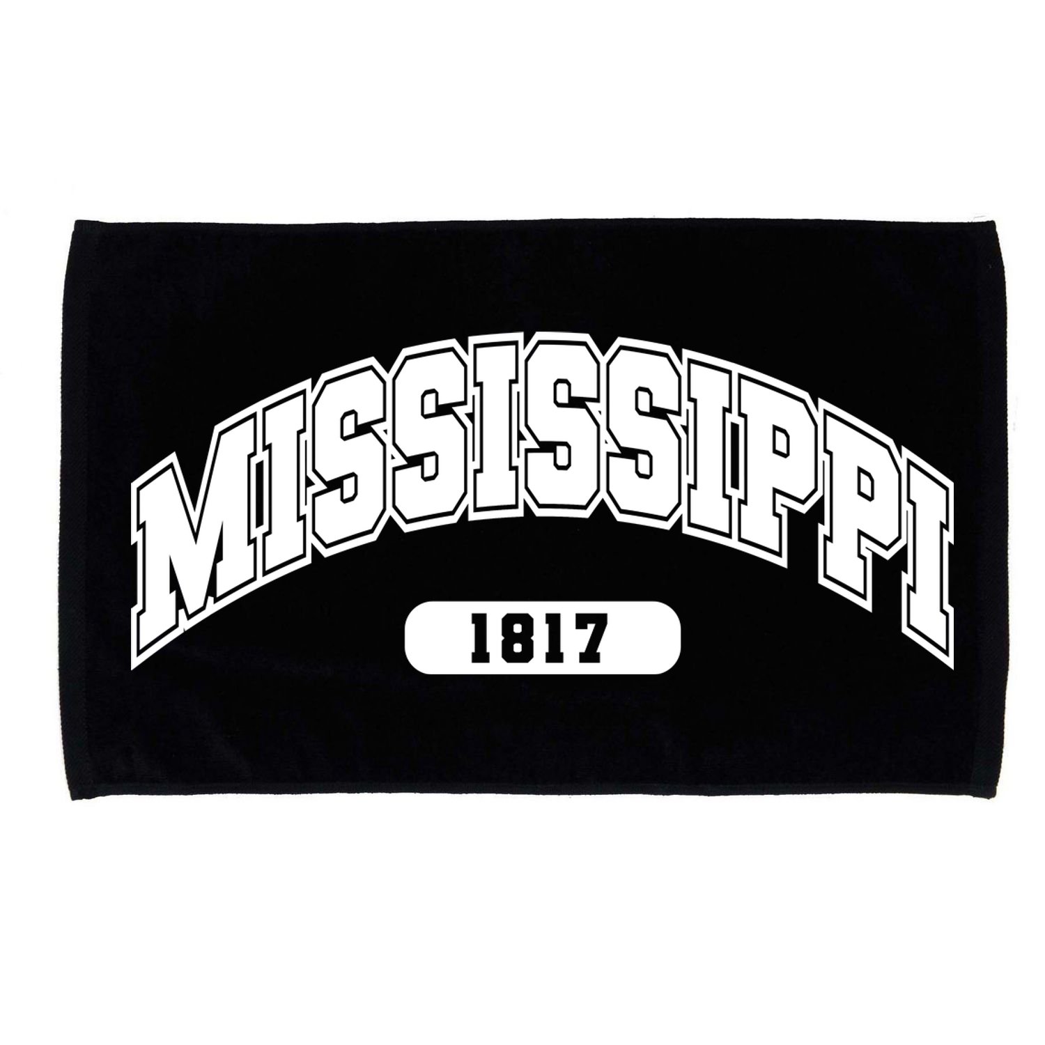 Mississippi Collegiate Style 1817 Microfiber Hand Towel