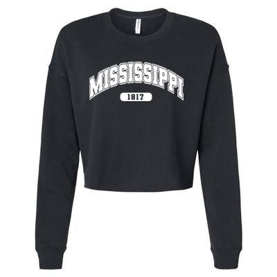 Mississippi Collegiate Style 1817 Cropped Pullover Crew