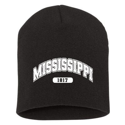 Mississippi Collegiate Style 1817 Short Acrylic Beanie