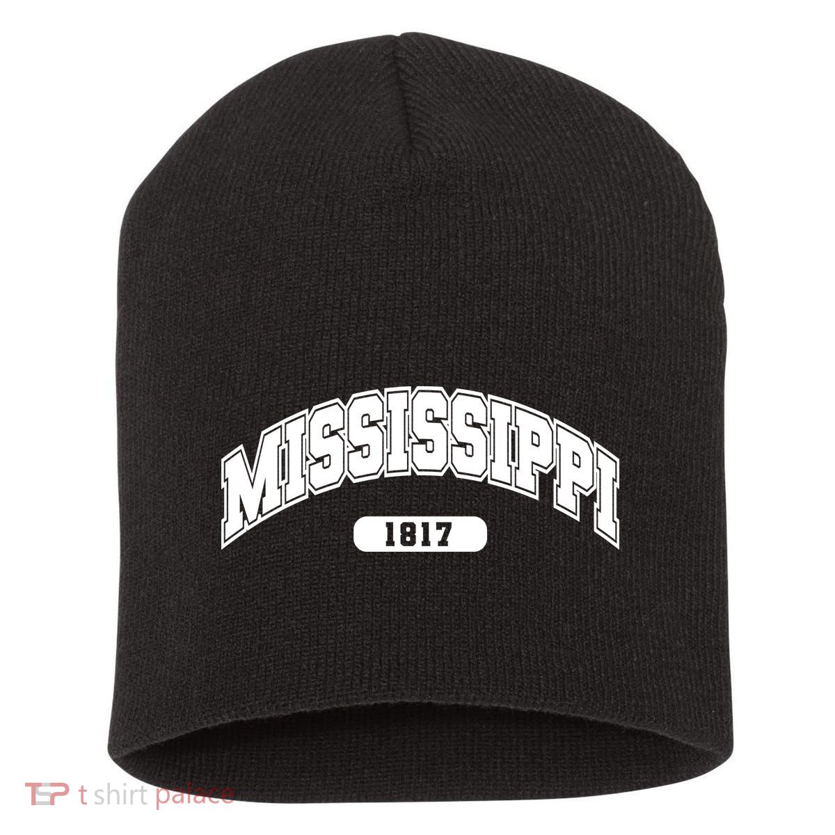 Mississippi Collegiate Style 1817 Short Acrylic Beanie