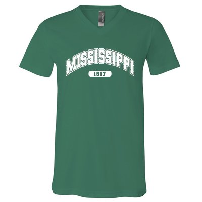 Mississippi Collegiate Style 1817 V-Neck T-Shirt