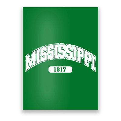 Mississippi Collegiate Style 1817 Poster