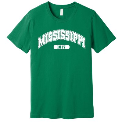 Mississippi Collegiate Style 1817 Premium T-Shirt