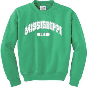 Mississippi Collegiate Style 1817 Kids Sweatshirt