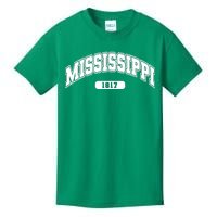 Mississippi Collegiate Style 1817 Kids T-Shirt