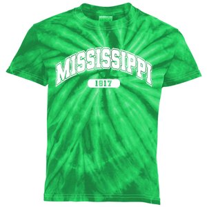 Mississippi Collegiate Style 1817 Kids Tie-Dye T-Shirt