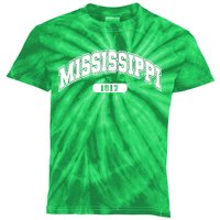 Mississippi Collegiate Style 1817 Kids Tie-Dye T-Shirt