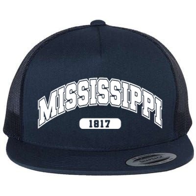 Mississippi Collegiate Style 1817 Flat Bill Trucker Hat