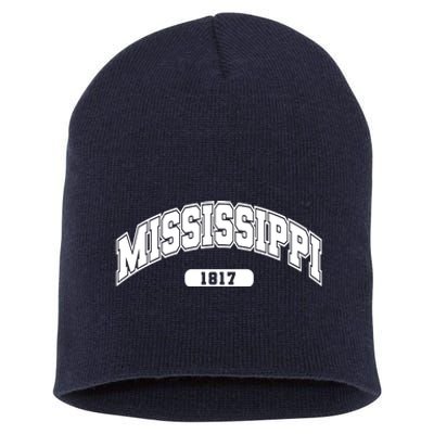 Mississippi Collegiate Style 1817 Short Acrylic Beanie