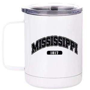 Mississippi Collegiate Style 1817 12 oz Stainless Steel Tumbler Cup