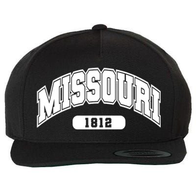 Missouri Collegiate Style 1812 Wool Snapback Cap