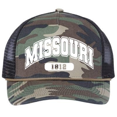 Missouri Collegiate Style 1812 Retro Rope Trucker Hat Cap