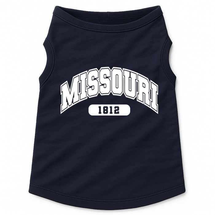 Missouri Collegiate Style 1812 Doggie Tank
