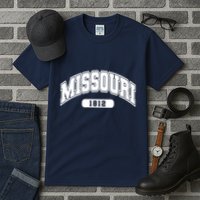 Missouri Collegiate Style 1812 Tall T-Shirt