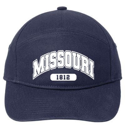 Missouri Collegiate Style 1812 7-Panel Snapback Hat
