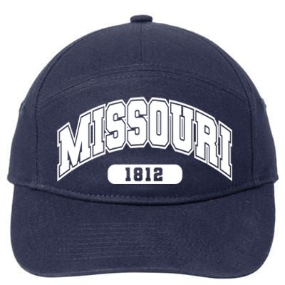 Missouri Collegiate Style 1812 7-Panel Snapback Hat