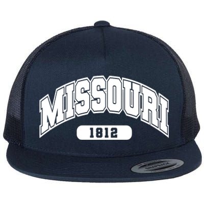 Missouri Collegiate Style 1812 Flat Bill Trucker Hat