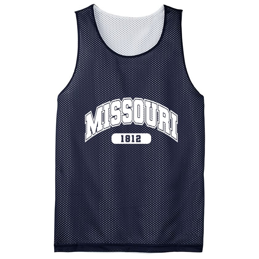 Missouri Collegiate Style 1812 Mesh Reversible Basketball Jersey Tank