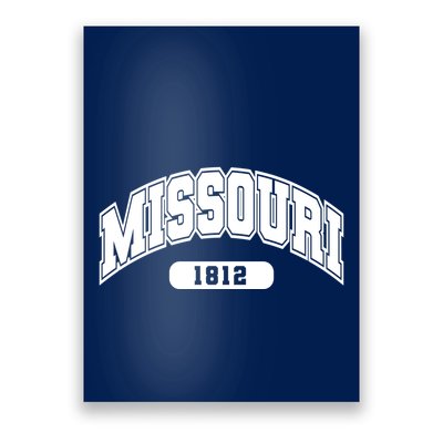 Missouri Collegiate Style 1812 Poster