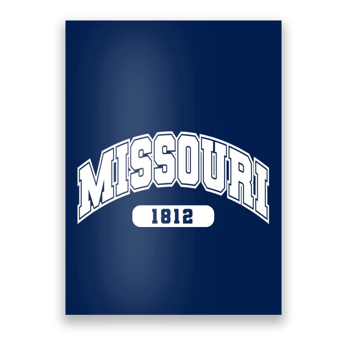 Missouri Collegiate Style 1812 Poster
