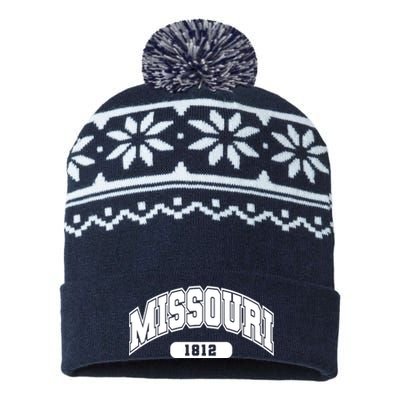 Missouri Collegiate Style 1812 USA-Made Snowflake Beanie