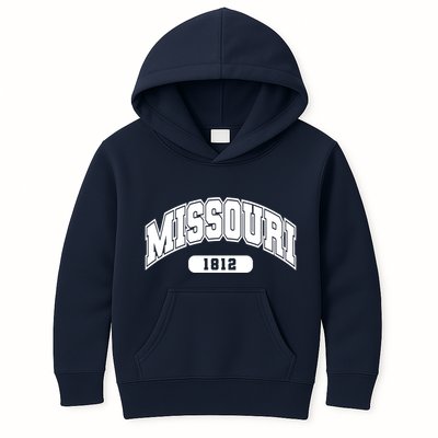 Missouri Collegiate Style 1812 Kids Hoodie