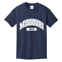 Missouri Collegiate Style 1812 Kids T-Shirt