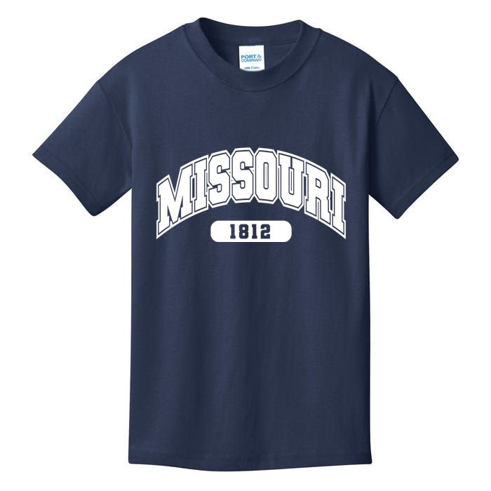 Missouri Collegiate Style 1812 Kids T-Shirt