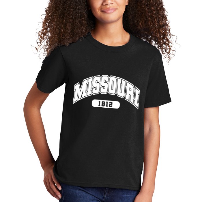 Missouri Collegiate Style 1812 Kids T-Shirt