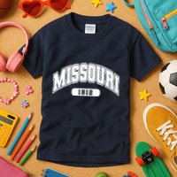 Missouri Collegiate Style 1812 Kids T-Shirt