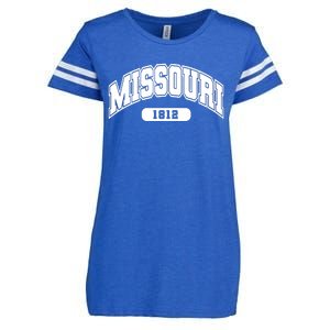 Missouri Collegiate Style 1812 Enza Ladies Jersey Football T-Shirt