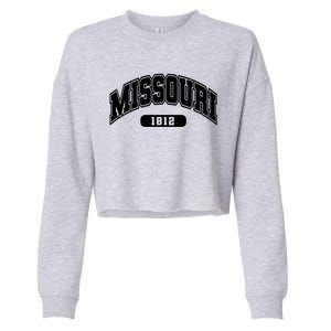 Missouri Collegiate Style 1812 Cropped Pullover Crew