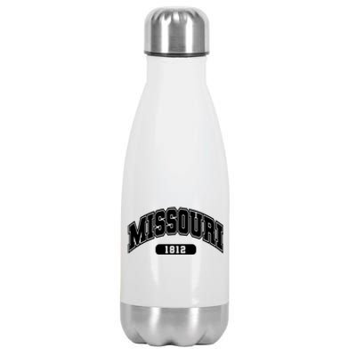 Missouri Collegiate Style 1812 Stainless Steel Insulated Water Bottle