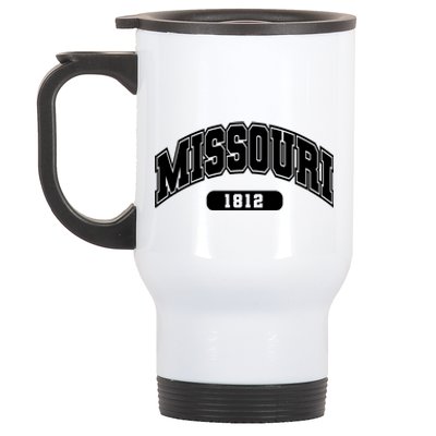 Missouri Collegiate Style 1812 Stainless Steel Travel Mug