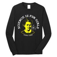 Marie Curie Science Is Chemistry Geek Gift Long Sleeve Shirt