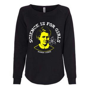 Marie Curie Science Is Chemistry Geek Gift Womens California Wash Sweatshirt