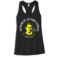 Marie Curie Science Is Chemistry Geek Gift Women's Racerback Tank