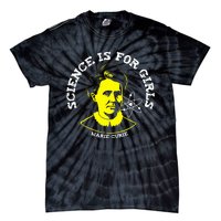 Marie Curie Science Is Chemistry Geek Gift Tie-Dye T-Shirt