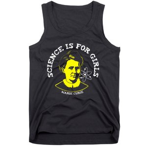 Marie Curie Science Is Chemistry Geek Gift Tank Top