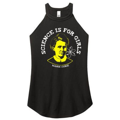 Marie Curie Science Is Chemistry Geek Gift Women's Perfect Tri Rocker Tank