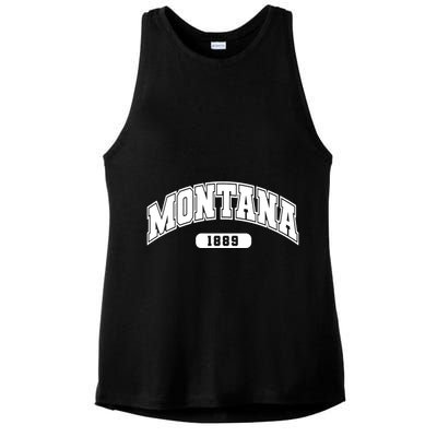 Montana Collegiate Style 1889 Ladies PosiCharge Tri-Blend Wicking Tank