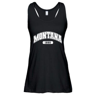 Montana Collegiate Style 1889 Ladies Essential Flowy Tank