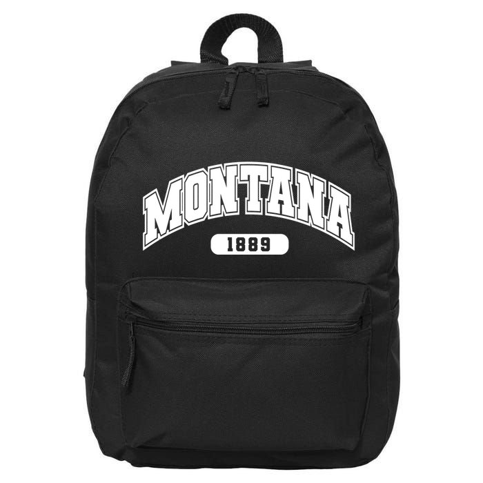 Montana Collegiate Style 1889 16 in Basic Backpack