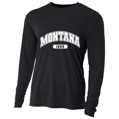 Montana Collegiate Style 1889 Cooling Performance Long Sleeve Crew