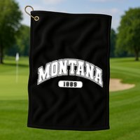 Montana Collegiate Style 1889 Golf Towel
