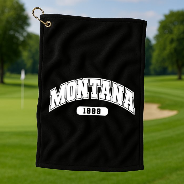 Montana Collegiate Style 1889 Golf Towel