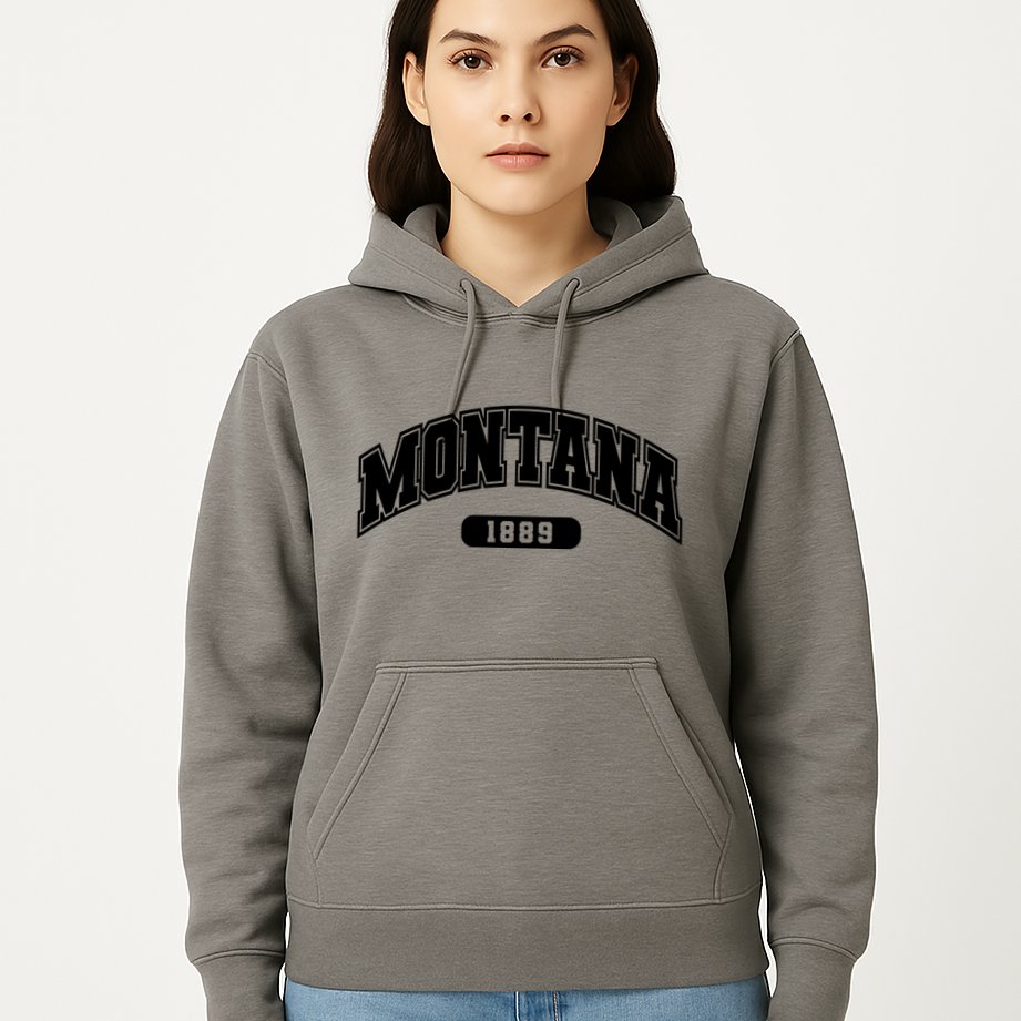 Montana Collegiate Style 1889 Hoodie
