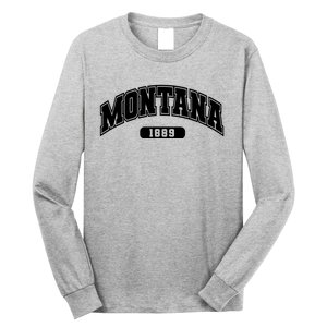 Montana Collegiate Style 1889 Long Sleeve Shirt