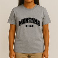 Montana Collegiate Style 1889 T-Shirt