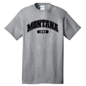 Montana Collegiate Style 1889 Tall T-Shirt